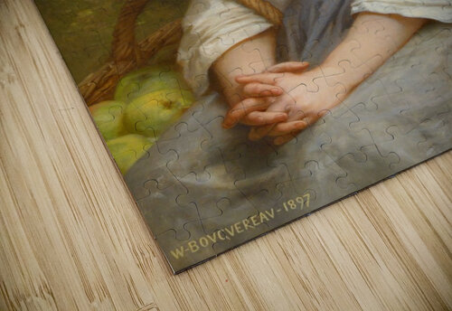  William-Adolphe Bouguereau - Little Girl with a Basket of Apples . 1897 Wirla puzzle