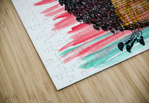 Abstract Wise Old Owl Catriona Roberts Nature Photography and Designs puzzle