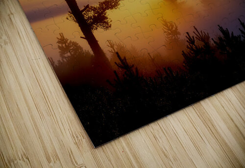 SUNRISE OVER A MISTY LAKE Thea Menagh puzzle
