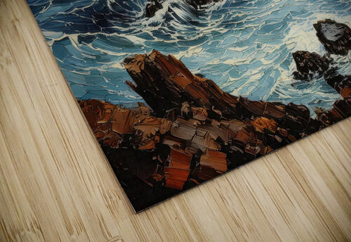 CRAGGY ROCKS ON SHORE Thea Menagh puzzle