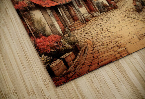 Village Illustration Thea Menagh puzzle