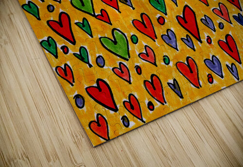 Abstract Whimsical Hearts  Catriona Roberts Nature Photography and Designs puzzle