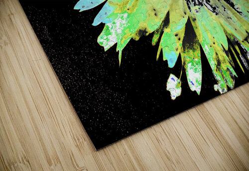 Abstract Daisy in Green and Blue Catriona Roberts Nature Photography and Designs puzzle