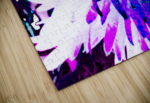 Abstract Daisy Blue Centre Catriona Roberts Nature Photography and Designs puzzle