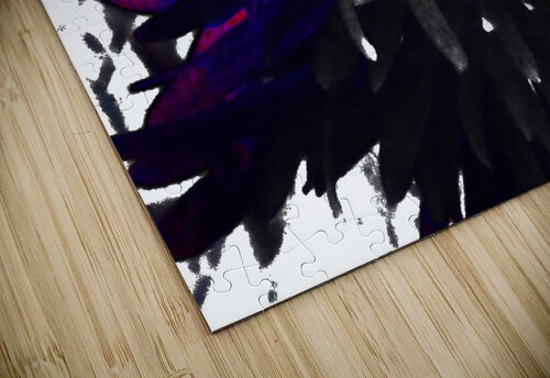 Abstract Purple and Red Daisy Catriona Roberts Nature Photography and Designs puzzle