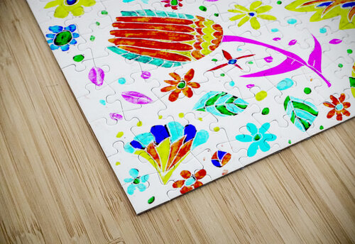 Abstract Decorative Whimsical Flowers Catriona Roberts Nature Photography and Designs puzzle