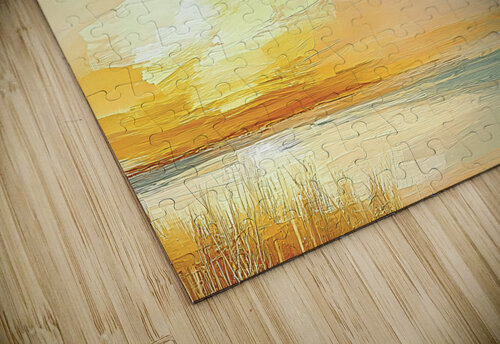 Simple Pastel Seascape Travelling Light puzzle