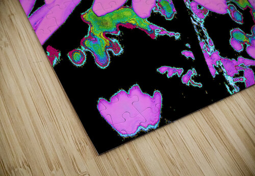 Abstract Surreal Neon Daises  Catriona Roberts Nature Photography and Designs puzzle