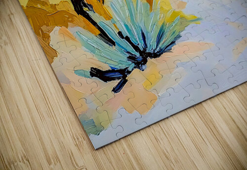 Desert View in Pastels Travelling Light puzzle