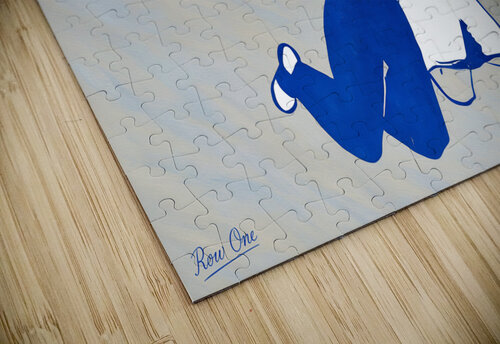 Vintage Indiana State Sycamore Cheerleaders Art Row One Brand puzzle