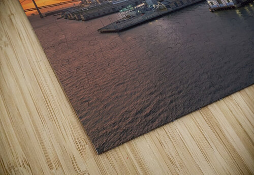 San Francisco Skyline Bay View Downtown Sunrise Ryan Cameron puzzle