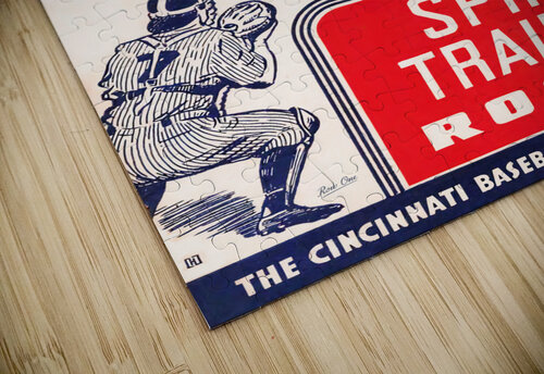 1946 Cincinnati Reds Spring Training Art Row One Brand puzzle