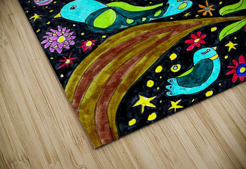 Abstract Doodle Love Birds Catriona Roberts Nature Photography and Designs puzzle