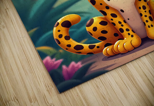 Playful Leopard Cub yucefgreen puzzle
