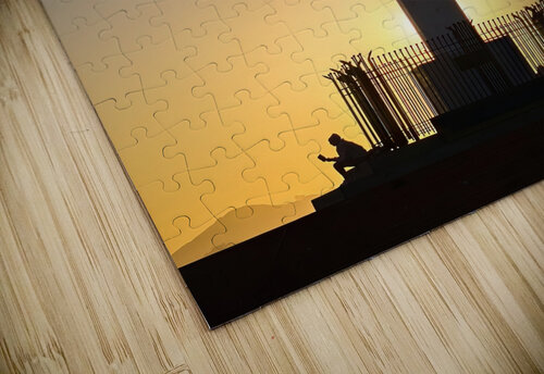 Mt Soledad Cross Silhouettes at Sunrise Ryan Cameron puzzle
