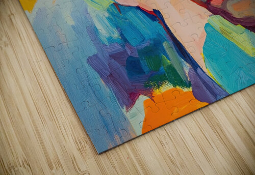 Contemplative Gaze Y59H2N 58 Abstract Rebellion puzzle