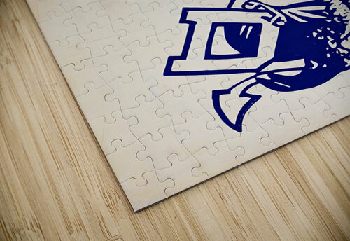 Vintage 1950s Duke Blue Devil Baby Cartoon Art Row One Brand puzzle