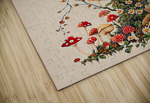 Whimsical Mushroom Garden: A Touch of Enchantment yucefgreen puzzle