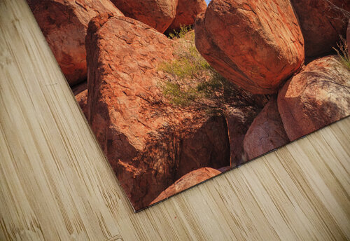 Devils Marbles and Man in a Hat Travelling Light puzzle