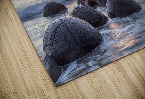 Moeraki Boulders New Zealand Travelling Light puzzle