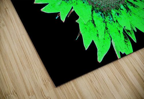 Abstract Green Neon Sunflower  Catriona Roberts Nature Photography and Designs puzzle