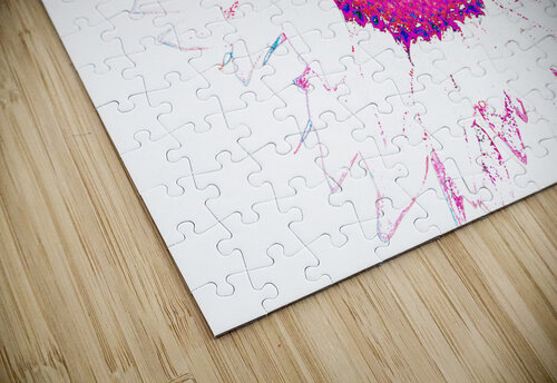 Abstract Pink Distressed Sunflower on a Pale Abstract Background Catriona Roberts Nature Photography and Designs puzzle