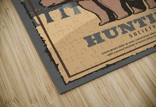 Hunting club. b Point Art puzzle
