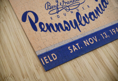 1948 Army Cadets at Penn Quakers Row One Brand puzzle