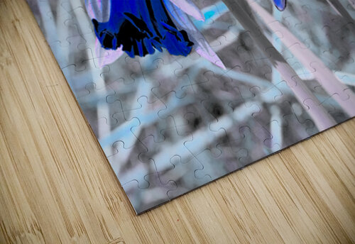 Blue Surreal Daffodils                                                                                                                      Catriona Roberts Nature Photography and Designs puzzle