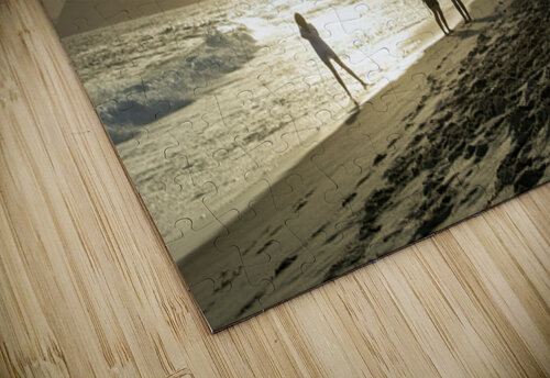 People enjoying dramatic sunset at Ipanema Beach in Rio de Janeiro  caladoart puzzle