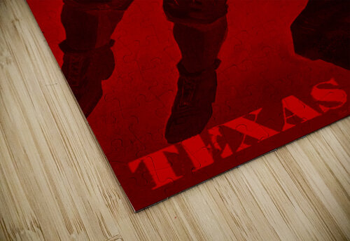 1935 Texas Tech Football Cover Art Remix Row One Brand puzzle