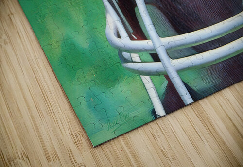 1988 Georgia Bulldogs Football Helmet Art Row One Brand puzzle