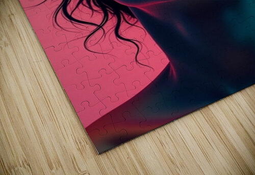 Neon Pulse: Explosive Portrait of Feminine Power & Color RACHID RHAMMOUD puzzle