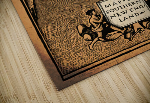 Early 1900s Map of Southern New England Row One Brand puzzle