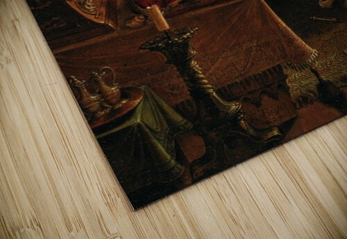 King Albert II and His Wife Elizabeth of Luxembourg in Prayer. On the Altar the Crowns of Bohemia and Hungary. As well as the Imperial Crown of the Holy Roman Empire [1820] by Karl Russ [1779–1843] MyCozyFineArt puzzle