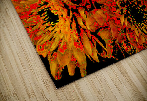 Abstract Orange and Yellow Chrysanthemums  Catriona Roberts Nature Photography and Designs puzzle