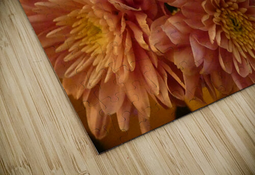 Impressionistic Pink Chrysanthemums  Catriona Roberts Nature Photography and Designs puzzle