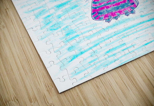 Abstract Coloured Doodle Cats Catriona Roberts Nature Photography and Designs puzzle