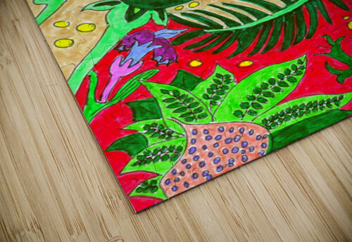 Abstract Colourful Flowers Design Catriona Roberts Nature Photography and Designs puzzle