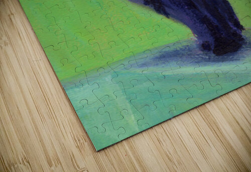 On the catwalk acrylic painting Karen Kaspar puzzle