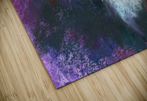 Tuxedo cat soft pastels painting  Karen Kaspar puzzle