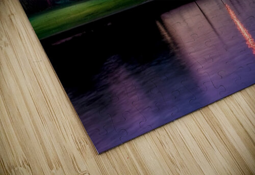 The old Ithaca Sunset on the canal  Joseph Scaglione III puzzle