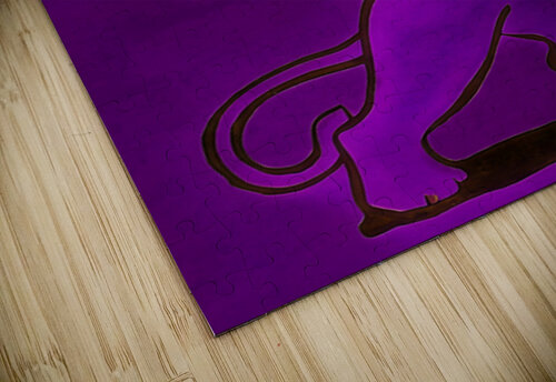 Vintage UNI Panther Cartoon Art Row One Brand puzzle