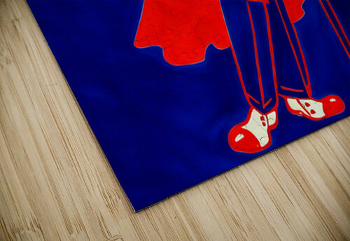 1950s Arizona Wildcat Cartoon Art Remix Row One Brand puzzle