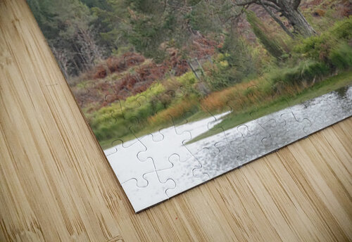 Scottish Highlands Overcast Tranquility  Catriona Roberts Nature Photography and Designs puzzle