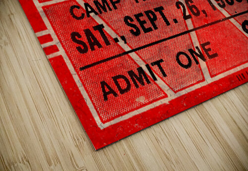 1936 Wisconsin Badgers Ticket Remix Art II Row One Brand puzzle