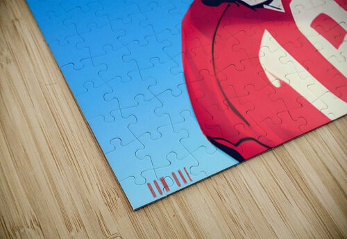 1966 Wisconsin Football Player Art Remix Row One Brand puzzle