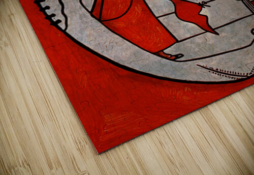 Early 1900s Ohio State Football Player Art Row One Brand puzzle
