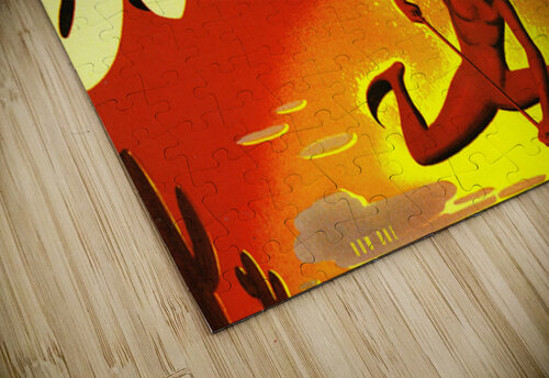 1950s Sun Devil Brand Art Row One Brand puzzle