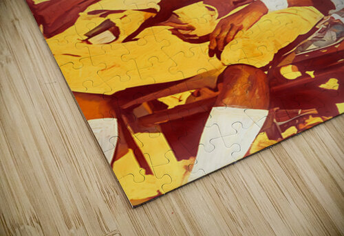 1970 Arizona State Football Sideline Art Row One Brand puzzle